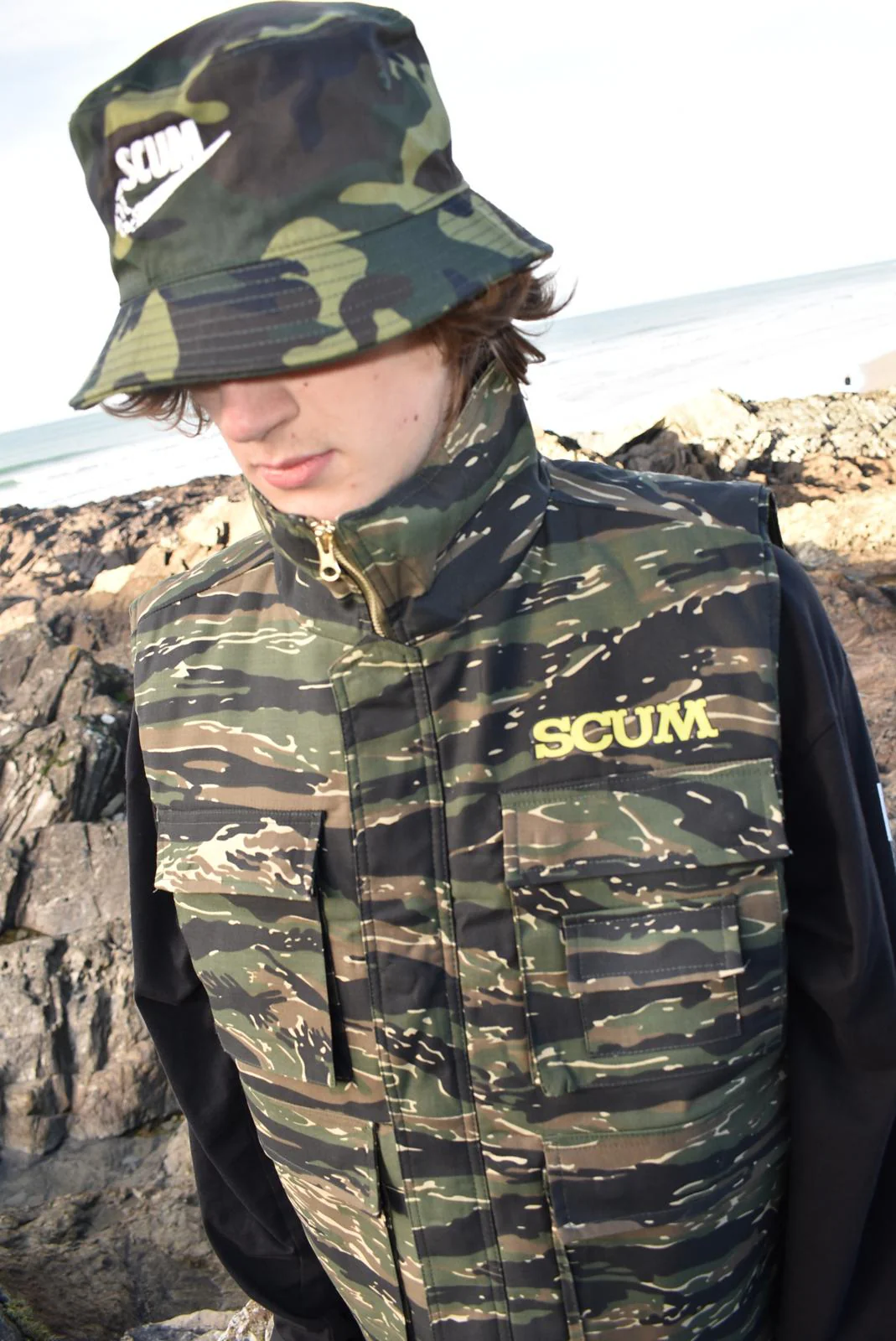 SCUM TICK BUCKET HAT - CAMO - Image 4